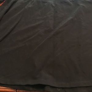 Black short skirt with flow 3x